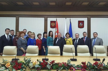 Делегация Совета депутатов Подольска посетила Мособлдуму