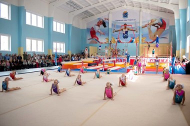 Новый современный зал спортивной гимнастики открыт 8 октября в поселке Железнодорожный
