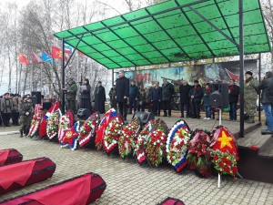 «Вахта памяти» торжественно завершилась 27 октября на Мемориальном комплексе воинской славы «Кузовлево»