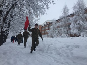 Военно-спортивная игра «Готов служить России-2019» прошла в Большом Подольске 13 февраля