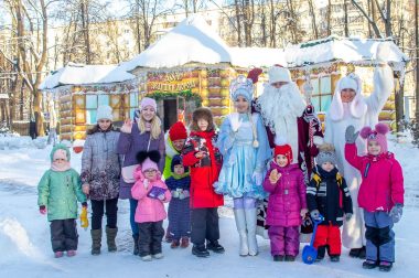 В парке культуры и отдыха имени Виктора Талалихина начала работу резиденция Деда Мороза