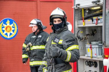 Пожарные приступили к несению боевого дежурства в здании нового депо на улице Плещеевской в Подольске