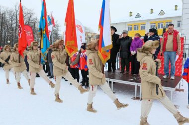 В Подольске прошли юнармейские игры «В белоснежных полях под Москвой»