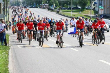 Велопробег «Вперед, Россия!» состоялся в Подольске 12 июня
